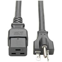 EATON P049-010 Tripp Lite Series Power Cord, C19 to NEMA 5-20P, Heavy-Duty, 20A, 125V