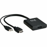 Eaton Tripp Lite Series P130-06N-DP-8K 8K HDMI to DisplayPort Active Converter (M/F) with USB Power, 1 ft. (0.3 m)