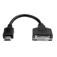 Eaton Tripp Lite Series P132-08N HDMI to DVI Adapter Video Converter (HDMI-M to DVI-D F), 8-in. (20.32 cm) - adapter - 20.3 cm