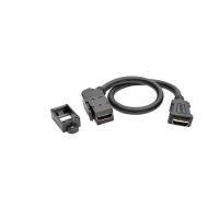 EATON TRIPP LITE SERIES P164-001-KPA-BK HIGH-SPEED HDMI WITH ETHERNET ALL-IN-ONE KEYSTONE/PANEL MOUNT