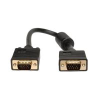 EATON TRIPP LITE SERIES P502-001 VGA HIGH-RESOLUTION RGB COAXIAL CABLE (HD15 M/M), 1 FT.