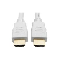 EATON TRIPP LITE SERIES P568-025-WH HIGH-SPEED HDMI CABLE - HDMI LEFT CONNECTOR - MALE LEFT GENDER