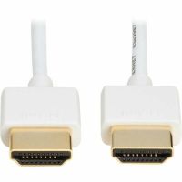 EATON TRIPP LITE SERIES P569-010-SLIM-W SLIM HIGH-SPEED HDMI CABLE WITH ETHERNET AND DIGITAL VID