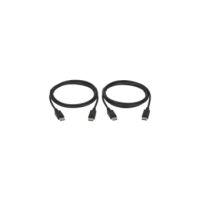 EATON TRIPP LITE SERIES P580-010-2PK 4K DISPLAYPORT CABLES WITH LATCHING CONNECTORS (M/M) - 4K 60 H
