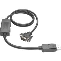 Eaton Tripp Lite P581-010-VGA-V2 Series DisplayPort 1.2 to VGA Active Adapter Cable (DP with Latches to HD15 M/M), 10 ft. (3.1 m) 