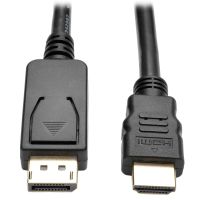 EATON TRIPP LITE SERIES P582-006-V2 DISPLAYPORT 1.2 TO HDMI ADAPTER CABLE (DP WITH LATCHES TO HDMI