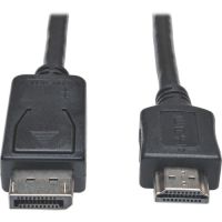 EATON P582-020 Tripp Lite Series DisplayPort to HDMI Adapter Cable, Left Connector