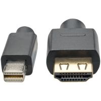 EATON TRIPP LITE SERIES P586-010-HD-V2A MINI DISPLAYPORT 1.2A TO HDMI ACTIVE ADAPTER CABLE - HDMI LEFT