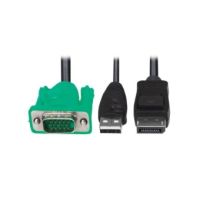 EATON TRIPP LITE SERIES P778-006-DP VGA TO DISPLAYPORT AND USB-A ADAPTER CABLE KIT FOR B020-