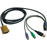 EATON P778-006 ELECTRICAL - COMBO CABLE - HD15 LEFT CONNECTOR - MALE LEFT GENDER - USB A