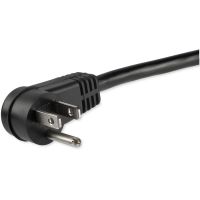StarTech 1ft (0.3m) Power Extension Cord, Right Angle NEMA 5-15P to NEMA 5-15R, 13A 125V - PAC101R1