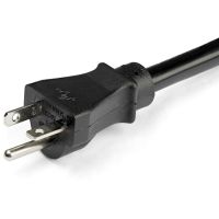 StarTech 1ft (30cm) Heavy Duty Extension Cord, NEMA L5-20R to NEMA 5-20P Extension Cord, 12AWG - PAC520PLR1