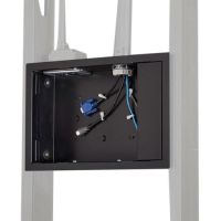 CHIEF PAC525F LEGRAND-CHIEF IN-WALL STORAGE BOX WITH FLANGE, INTEGRATED UNIVERSAL ZIP TIE ANCH