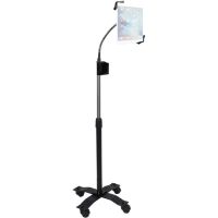 CTA PAD-CGS Digital Compact Gooseneck Floor Stand for 7-13" Tablets (Black)