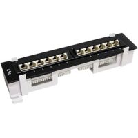StarTech PANEL4512 1U 12 Port Wall Mount Cat5e 110 Patch Panel - 45 Degree