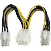 StarTech 6" (15.24cm) PCIe Power Splitter Cable - PCIEXSPLIT6