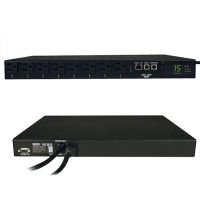 Eaton Tripp Lite Series PDUMH15ATNET PDU Switched ATS 120V 1.4kW 15A 5-15R 8 Outlet 2 5-15P 1URM - horizontal rackmount - power