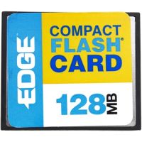 EDGE MEMORY PE179465 128MB EDGE PREMIUM COMPACT FLASH CARD (C