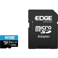 EDGE MEMORY PE256708 128GB MICROSDXC VSC (V30 U3) MEMORY CARD WITH ADAPTER