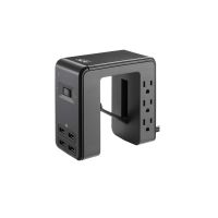 APC 6-out 4 USB Charger Ports Desk Mount Power Station PE6U4 Black