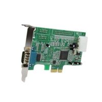 StarTech 1-Port PCI Express RS232 Serial Adapter Card - PCIe Serial DB9 Controller - Low Profile
