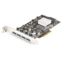 StarTech 4-Port USB PCIe Card 10Gbps USB 3.1/3.2 Gen 2 Type-A PCI Express Expansion Card - PEXUSB314A2V2