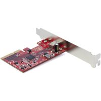 StarTech 1-Port USB 3.2 Gen 2x2 PCIe Card, USB-C 20Gbps PCI Express 3.0 x4, Data Only, Windows/macOS/Linux, TAA - PEXUSB321C