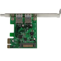 StarTech 2 Port PCI Express (PCIe) USB 3.0 Card with UASP - SATA Power - PEXUSB3S24