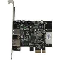 StarTech 2 Port PCI Express (PCIe) USB 3.0 Card with UASP - LP4 Power - PEXUSB3S25