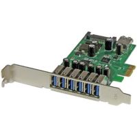 StarTech 7-Port USB 3.0 PCI Express 2.0 x1 Card - PEXUSB3S7
