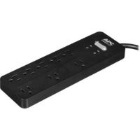 APC Home Office SurgeArrest 8-Outlet Surge Protector (6', 120V, Black)