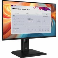 MSI PRO MP245PG E14 Non-Gaming Monitor, Matte Black, 24" Screen 1920x1080 FHD IPS Panel