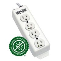 Eaton Tripp Lite Series PS-415-HG Safe-IT Power Strip Hospital Medical Antimicrobial 120V 5-15R-HG 4 Outlet 15' Cord Metal - power