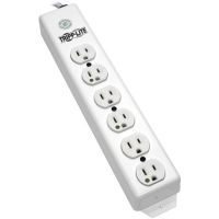 Eaton Tripp Lite Series PS-606-HG Safe-IT Medical-Grade Power Strip, UL 1363, 6x Hospital-Grade Outlets, Antimicrobial, 6 ft. Cord