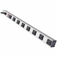 EATON PS240810 8-Outlet Vertical Power Strip, 120V, 15A, 10 ft (3.05m)