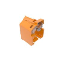 PANDUIT PSL-DCPLRE-OR Recessed Lock-In Device, 10 Inch, Orange, Pack of 1  