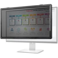 ROCSTOR PV0027-B1 PrivacyView 24in Framed Widescreen Monitor Privacy Screen Filter for 24in Monitor  