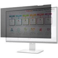 ROCSTOR PV0038-B1 PrivacyView 30in Widescreen Monitor Privacy Screen Filter, 16:10, Unframed, Black  