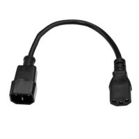 StarTech C14 to C13 10A 125V Computer Power Cord Extension, 10ft - PXT10010