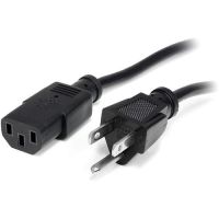 StarTech 10ft (3m) Computer Power Cord NEMA 5-15P to C13 Power Cord 18AWG TV / PC Power Cable - PXT1011010PK