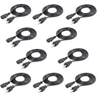 StarTech 6 ft Standard Computer Power Cord - NEMA5-15P to C13 - 10 Pack - PXT10110PK