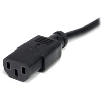StarTech 20ft (6m) Computer Power Cord, NEMA 5-15P to C13 Power Cord, 18AWG, TV / PC Power Cable - PXT10120
