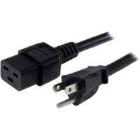 StarTech NEMA 5-15P to C19 Power Cord (14 AWG, 6') - PXT515C19146