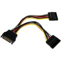 StarTech 6" SATA Power Y Splitter Cable Adapter - Male to Female - PYO2SATA