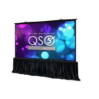 ELite Screens Quickstand 5-Second Series 150" 130.7"Wx73.6"H Pull-Up Projection Screen Black QS150HD