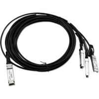 AXIOM QSFP-4SFP25G-CU3M-AX DIRECT ATTACH CABLE - TWINAXIAL - MALE LEFT GENDER - MALE RIGHT GENDER