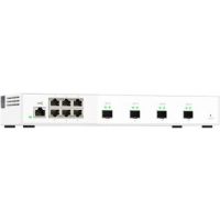 QNAP QSW-M2106-4S-US 10-Port 10GbE/2.5GbE Layer 2 Web Managed Switch