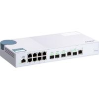 QNAP QSW-M408-2C-US 12-Port Gigabit Managed Switch with 10G SFP+ & Combo Ports