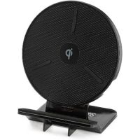 StarTech QWCHSTAND Qi Wireless Charging Stand, 15W, Adjustable/Removable Stand, Blue LED, Qi Certified, UL/FCC Certified