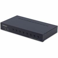 StarTech R8AH202-KVM-SWITCH 8-Port HDMI KVM Switch with 1U Rack Mount Kit, 4K 60Hz, Push-Button/Hotkey Switching, TAA Compliant